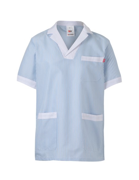 CAMISOLA PIJAMA SEÑORA. CELESTE TALLA 0-12