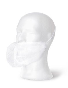 CUBREBARBAS DESECHABLE 100UD B. BLANCO 2