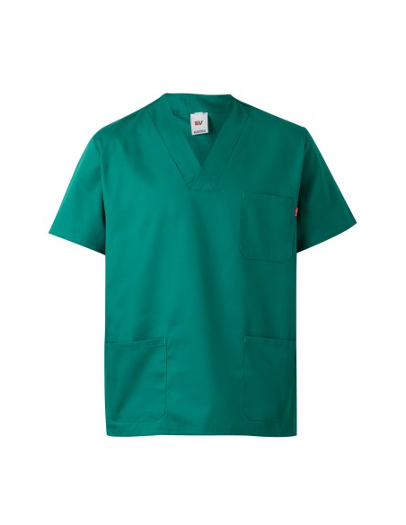 CAMISOLA PIJAMA CUELLO PICO MC. VERDE TALLA 0-12