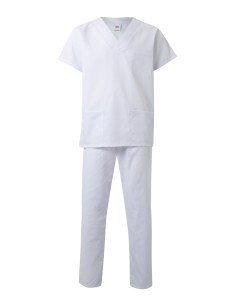 CONJUNTO PIJAMA. BLANCO TALLA 0-12