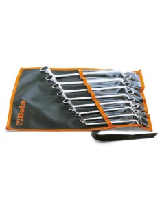 JUEGO DE 8 LLAVES DE ESTRELLA ACODADAS DE DOS BOCAS  ART. 90  EN SOBRE