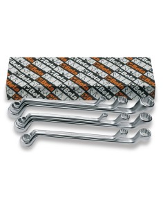 JUEGO DE 8 LLAVES DE ESTRELLA ACODADAS DE DOS BOCAS  ART. 90 