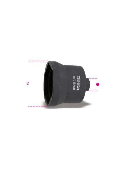 LLAVES DE VASO DE IMPACTO PARA TUERCAS DE EJE