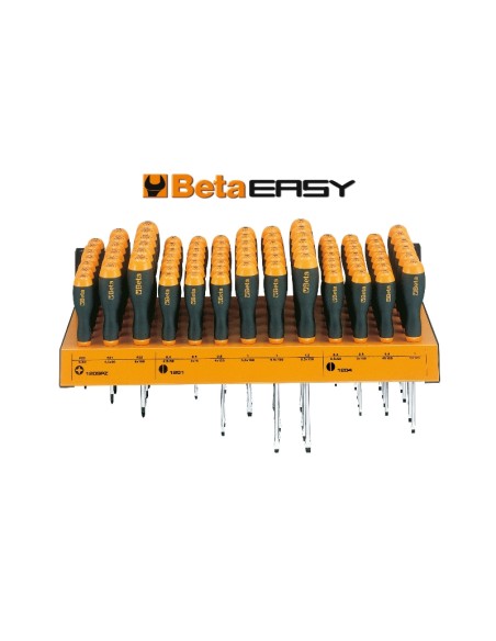 EXPOSITOR DE PARED CON 85 DESTORNILLADORES