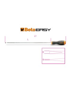 DESTORNILLADORES PARA TORNILLOS SIN CABEZA CON RANURA, TIPO LARGO