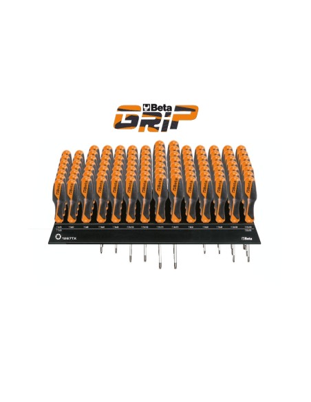 EXPOSITOR DE PARED CON 62 DESTORNILLADORES