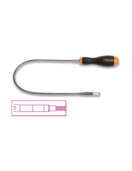 EXTRACTOR MAGNÉTICO FLEXIBLE CON ILUMINACIÓN LED