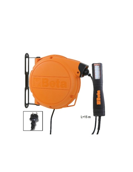 ENROLLADOR AUTOMÁTICO CON LÁMPARA DE LED, ALIMENTACIÓN 230 VAC