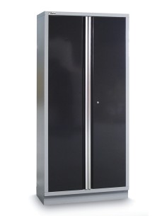 ARMARIO EN CHAPA DE 2 PUERTAS PARA TALLER CON ESTRIBOS