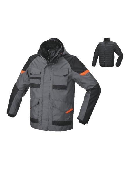 7734  CHAQUETÓN USO TRIPLE, IMPERMEABILIZADO TALLA S-3XL