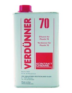 PLASTIK 70 DISOLVENTE:  DILUYENTE ESPECÍFICO PARA PLASTIK 70
