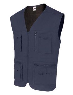 Chaleco sarga multibolsillos 2