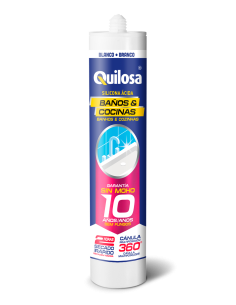 Sellador de silicona baños y cocinas resistente al moho