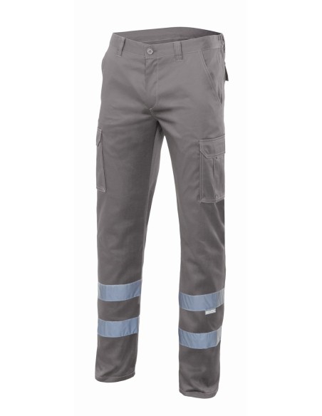 Pantalón con cintas stretch multibolsillos
