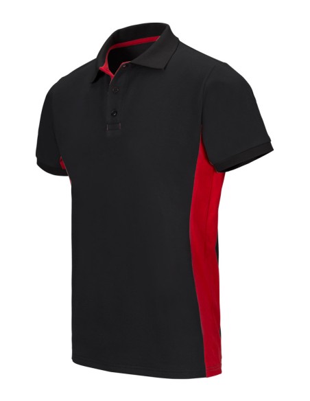 Polo de manga corta bicolor