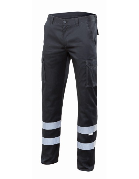Pantalón con cintas stretch multibolsillos