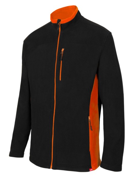 Chaqueta polar bicolor
