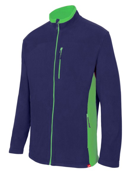 Chaqueta polar bicolor
