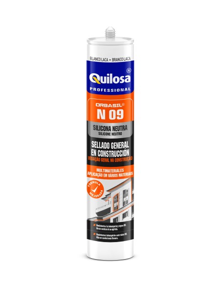 Sellador de silicona neutra ORBASIL N-9 Construcción